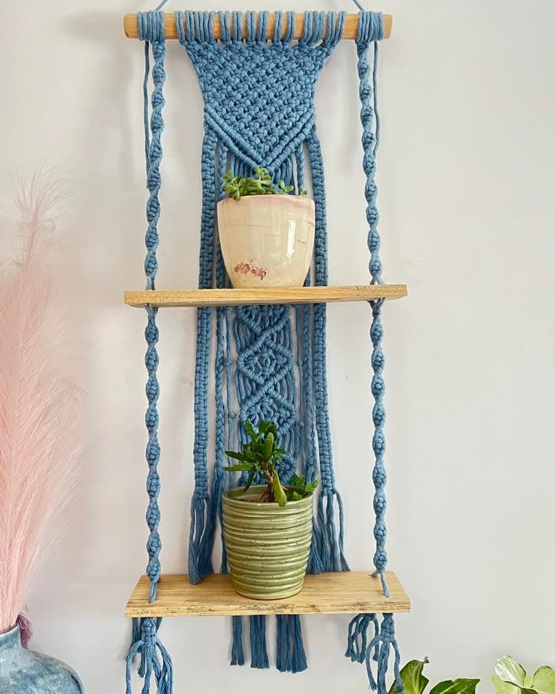 Macramé in the making